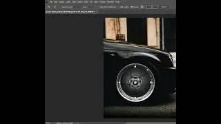 Spin car wheel in photoshop tutorial #shorts