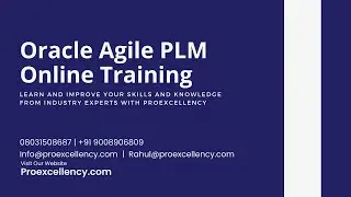 Oracle Agile PLM Online Training |  Oracle Agile PLM: Professional Online Training & Certification