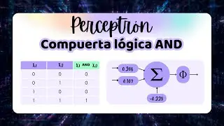 Entrenamiento del Perceptrón para la compuerta lógica AND 🤖🧠