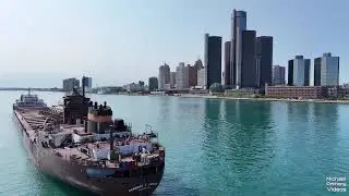 Herbert C Jackson Freighter | Downtown Detroit, Michigan