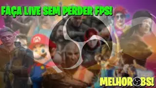 MELHOR OBS PARA PC FRACO! FAÇA LIVE E VIDEO SEM PERDER FPS. (2024!)