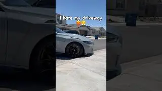 I fixed my car scraping driveway