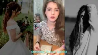 Girl cute draw picture in the bedroom