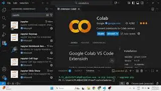 Usar Colab con Visual Studio Code