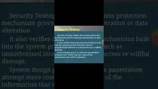 SYSTEM TESTING