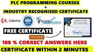 PLC Certification Courses Online | PLC Free Certificate | PLC Programming  Online Training