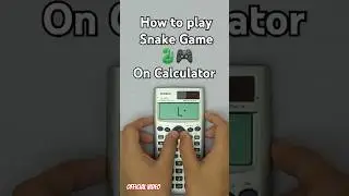 😁 Playing 🐍Snake🐍 game on calculator 😜 [official video] 