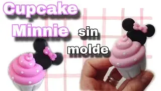 CÓMO HACER CUPCAKE SIN MOLDE en porcelana fria FACIL