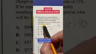 ASVAB Arithmetic Reasoning #11 Question and Answer