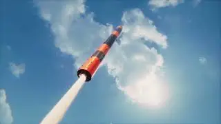Unreal Engine Rocket and Flame Simulation