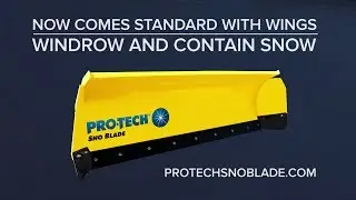 Skidsteer Snow Plow - ProTech Sno Blade, Now With Wings - Bobcat 863