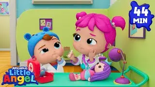 Welcome to the Doll Hospital + More | Little Angel | Moonbug Kids - Dreamland Music & Sparkle Party