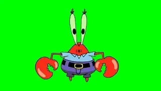 [Chroma Key] Mr. Krabs's Robot Dance (SpongeBob) - Green Screen