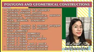 Polygons and Geometrical Constructions