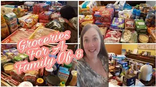 Large Family Grocery Haul & Fall Meal Plan