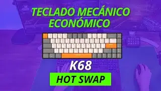 TECLADO MECÁNICO ECONÓMICO ZIYOULANG K68 HOT SWAP