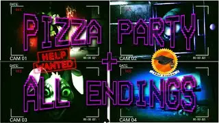How to beat FNaF VR - Pizza Party + ALL ENDINGS Walkthrough | FNaF Academy
