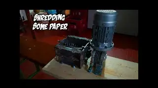 Shredder Episode 1 - Shredding some paper