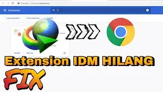 How to fix IDM not appearing in Google Chrome extensions | Laptop Tutorial