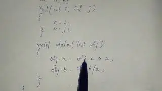 Passing object as argument and returning object.# Java lecture 19