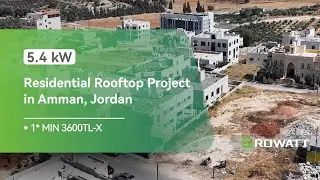 Powering Homes in Jordan: 5.4kWp Residential Solar with Growatt MIN 3600TL-X Inverter
