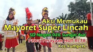 Atraksi Parade Drum Band SDN 26 Sungai Aur [Pawai Perayaan HUT RI-78] - Edukasi