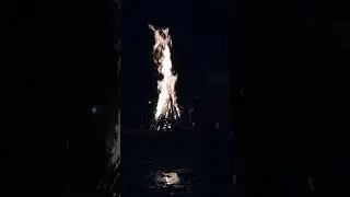 besar, api unggun renungan malam