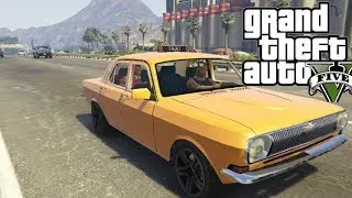 GTA 5 - РАБОТА ТАКСИСТОМ - РЕАЛЬНАЯ ЖИЗНЬ #5