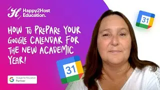 Setting up your Google Calendar for the new academic year.