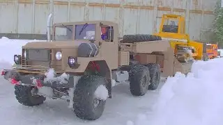RC SNOWRUNNER! BULLDOZER RESCUE! AMAZING RC TRUCKS IN ACTION! NEW RC  2021