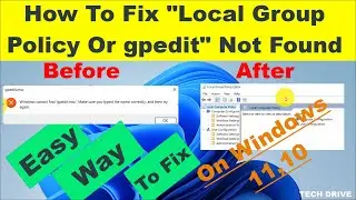 gpedit.msc Not Found in Windows 10&11/Not Found/How to Enable Local Group Policy Editor in Win 10&11