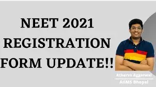 NEET 2021 registration form updates || I will help you in filling the form | 