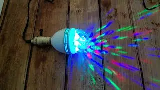 How a Disco LED Light Bulb Works - Look inside I opened it