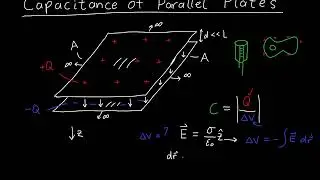 Finding the Capacitance of a Parallel Plate capacitor