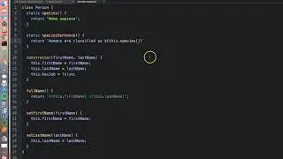 Static Methods in JavaScript Classes