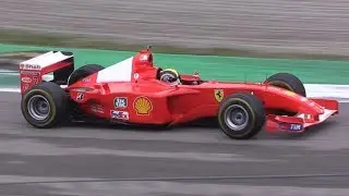 Ferrari F1 V10 Epic Sound at Monza Circuit-F2003 GA,F2001, F300 & More