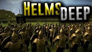 The Siege Of Helms Deep - Total War The Last Alliance