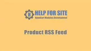 Product RSS Feed