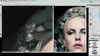 Snow White - Charlize Theron Digital Painting Part 10 HD