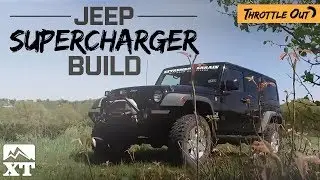 2007 Jeep Wrangler JK Sprintex 3.8L Supercharger Kit Build - Throttle Out