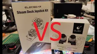 guliKit VS Elecgear Hall effect sensors for Steam deck LCD.