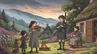 A Day in 8th Century Scotland | Highland Village Life in Cinematic Ghibli Style