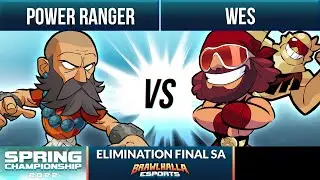 Power Ranger vs Wes - Elimination Final - Spring Championship 2022 - SA 1v1