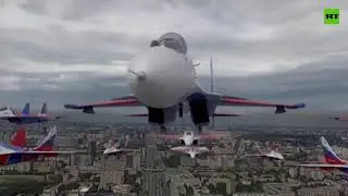 Desfile da vitória | Força aérea da Rússia sobrevoa o centro de Moscou