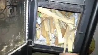 tutorial COMO ENCENDER LA ESTUFA A LEÑA ¡¡ON FIRE!! MÉTODO INFALIBLE