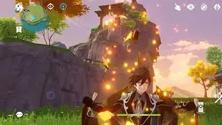 Level 5 TRUST RANK  Building A Mountain on [Floating Abode Genshin impact] Realm Tour genshin impact