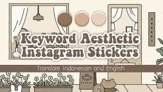 Keyword Aesthetic Instagram Stickers | Musyrifahh