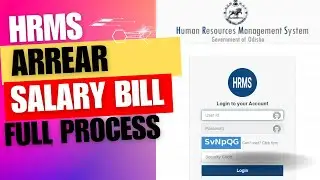 ARREAR SALARY HRMS ODISHA WITH DSC FULL PROCESS