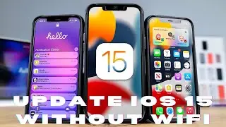 How to update IPhones without wifi IOS 15