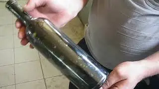 Усадка слив-этикетки на винной бутылке
